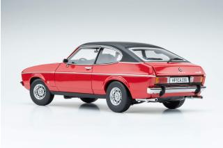 Ford Capri II Ghia 3.0 (1974 - 1977)  - spanisch red with vinyl top black Touring Modelcars 1:18 Metallmodell  - Türen, Motorhaube und Kofferraum zu öffnen!